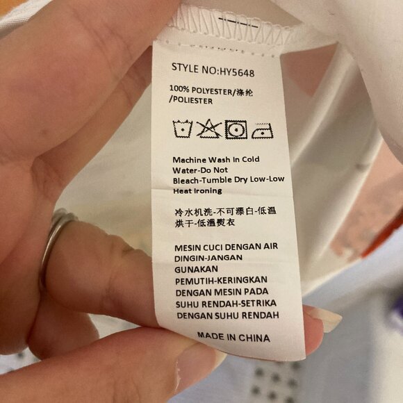 NWOT Love, Bonito Tiered Tie Waist Skirt - Picture 4 of 4